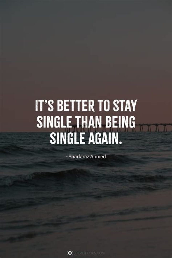 Is it good to stay single forever?