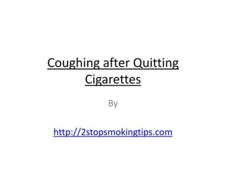 Is it normal to cough up black mucus after quitting smoking?