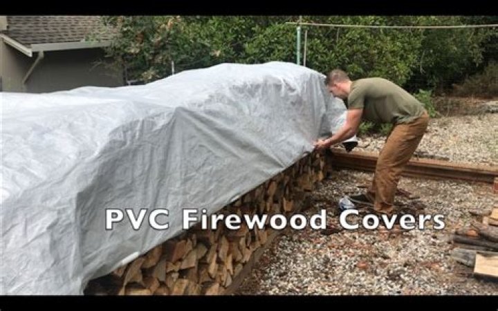 Is it OK to cover firewood with a tarp?