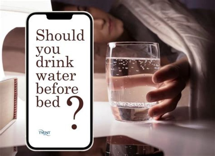 Is it OK to drink a glass of water before bed?