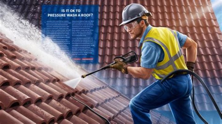 Is it OK to pressure wash a roof?
