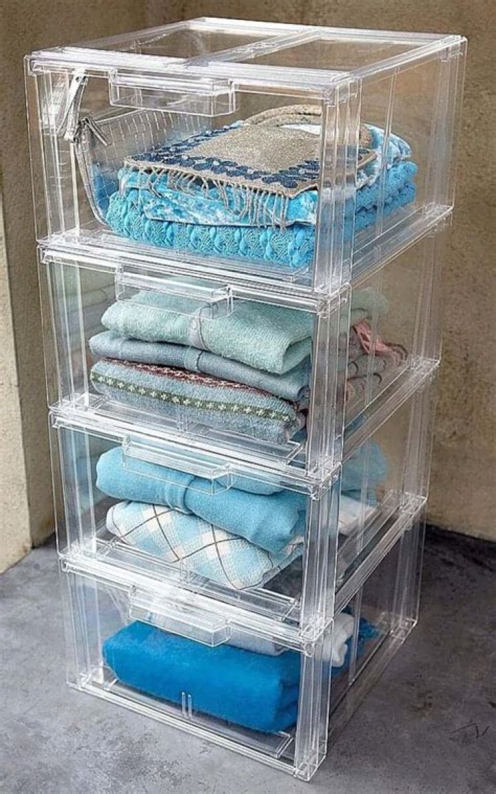 Is it OK to store sweaters in plastic containers?