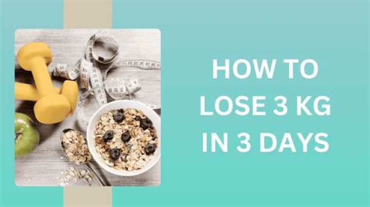 Is it possible to gain 3kg in 3 days?