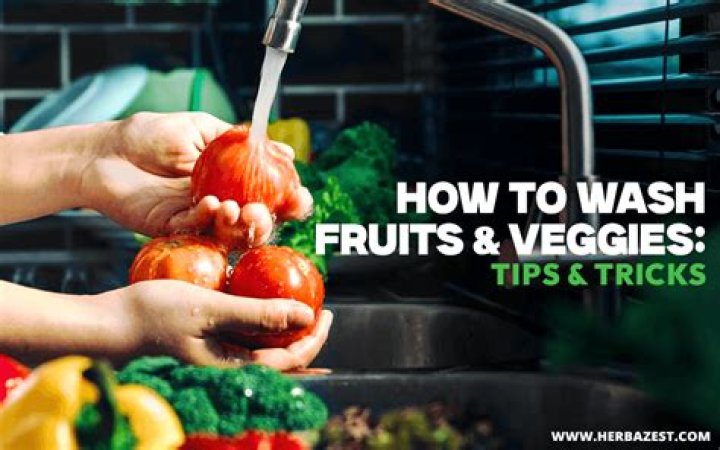 Is it safe to wash fruits with soap?