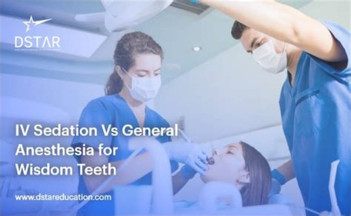 Is IV sedation better than general anesthesia?