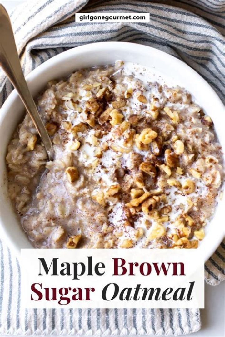 Is Maple brown sugar oatmeal healthy?