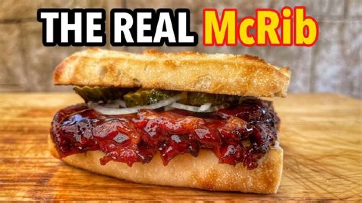 Is McRib real meat?