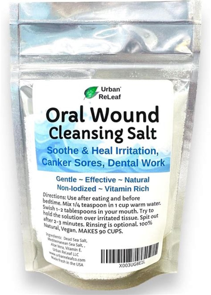 Is salt water good for wounds?