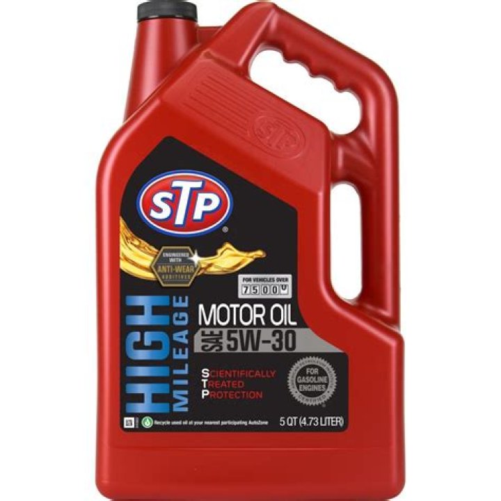Is STP high mileage oil a synthetic blend?