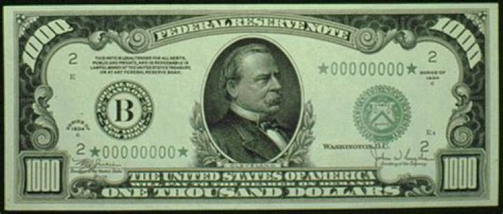 Is there a 1000 dollar bill?