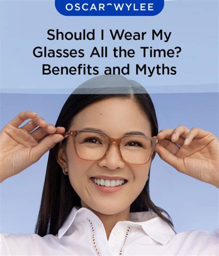 Should a child wear glasses all the time?