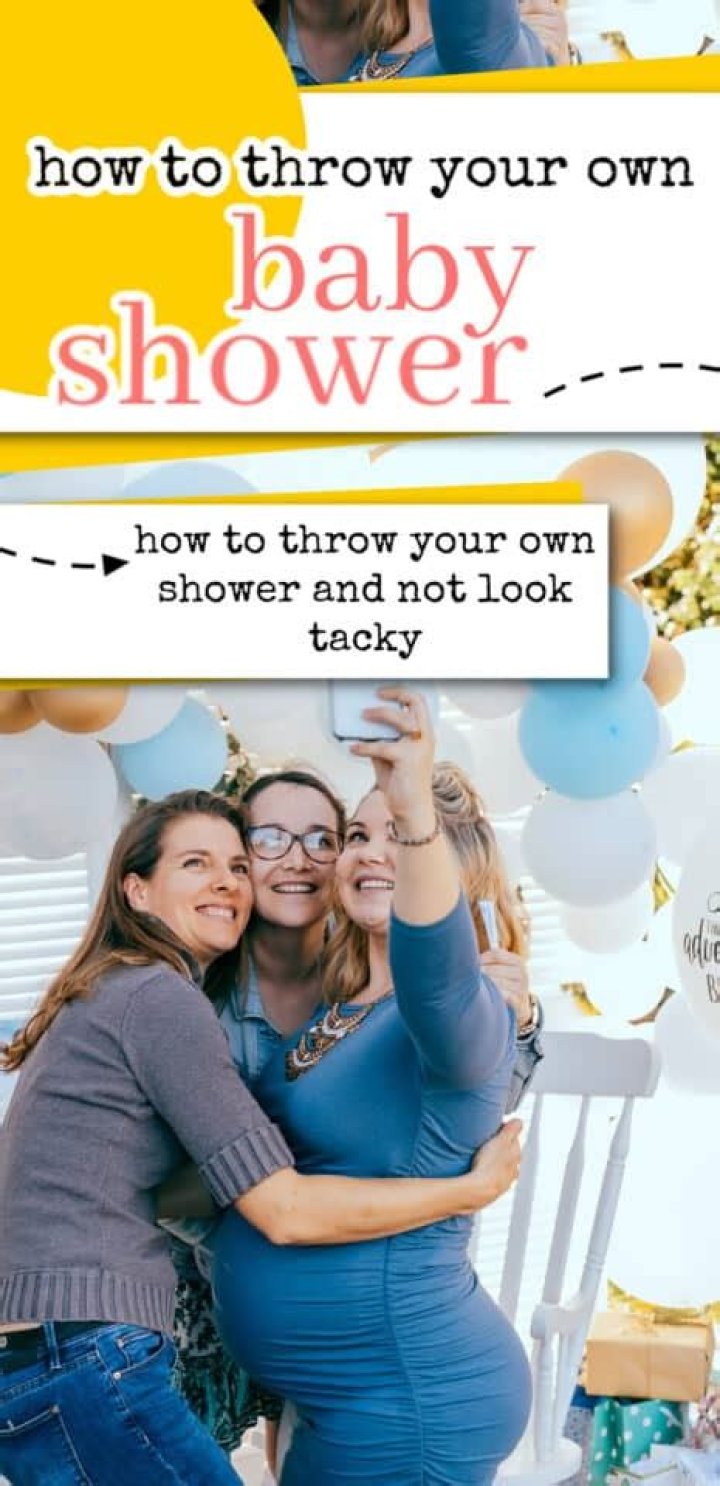 Should I pay for my own baby shower?