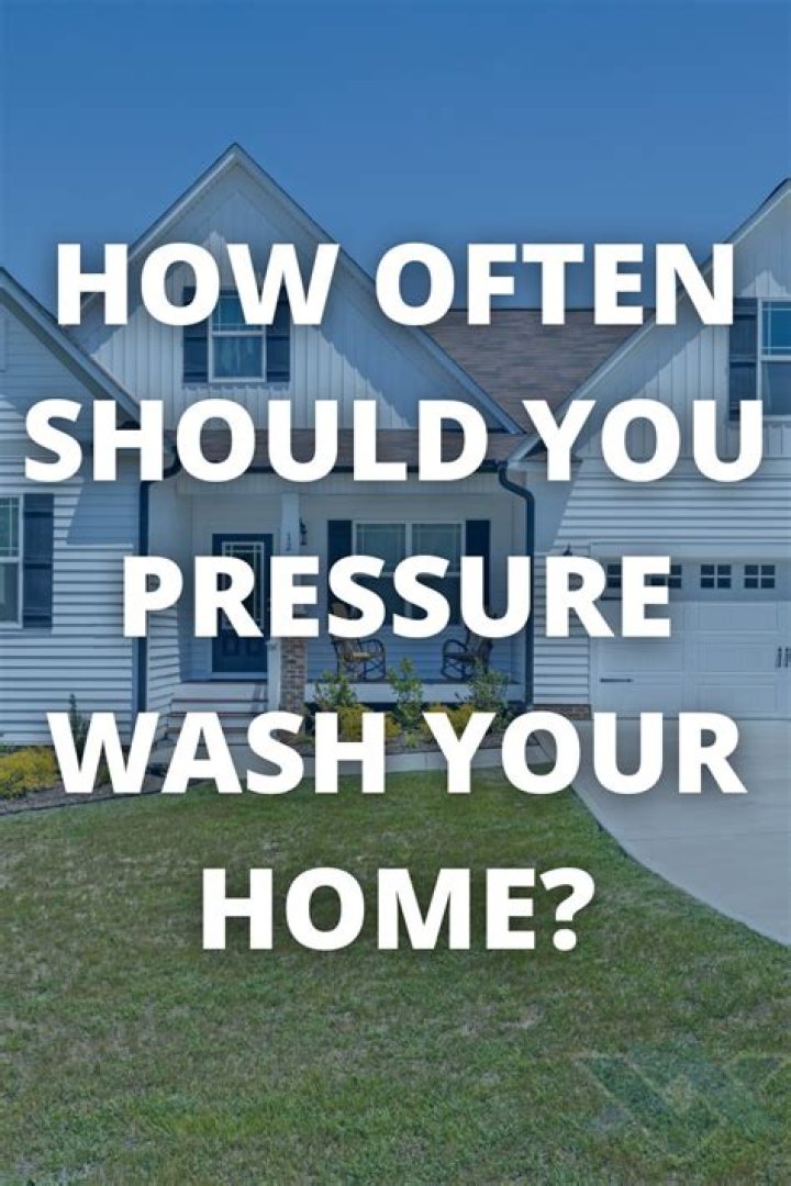Should you pressure wash your house?