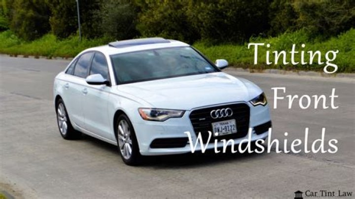 Should you tint the top of your windshield?