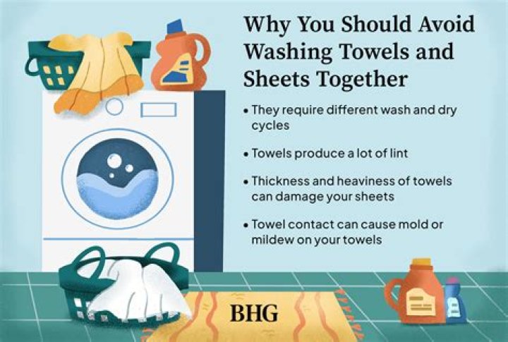 Should you wash sheets separately?