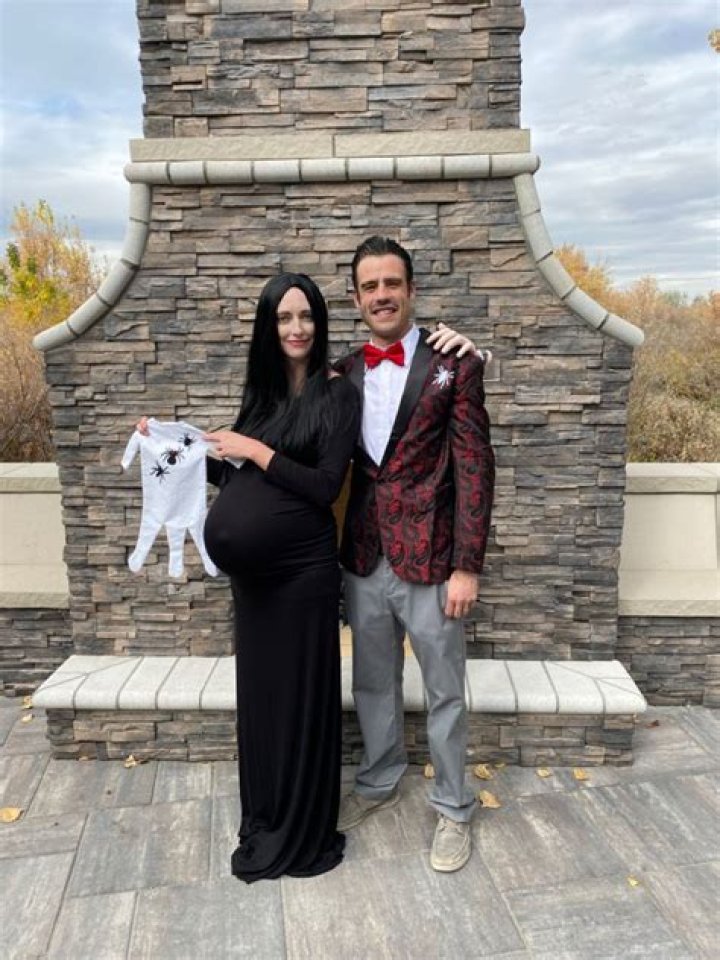 Was Morticia Addams pregnant?