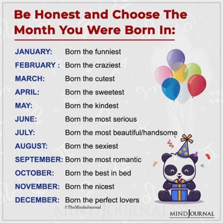 What's the best month to be born in?