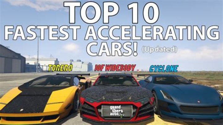 What's the fastest accelerating car in GTA 5?