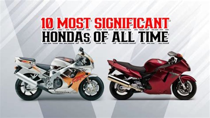 What's the most popular Honda motorcycle?