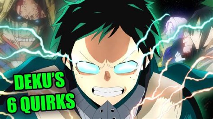 What 6 quirks does Deku?
