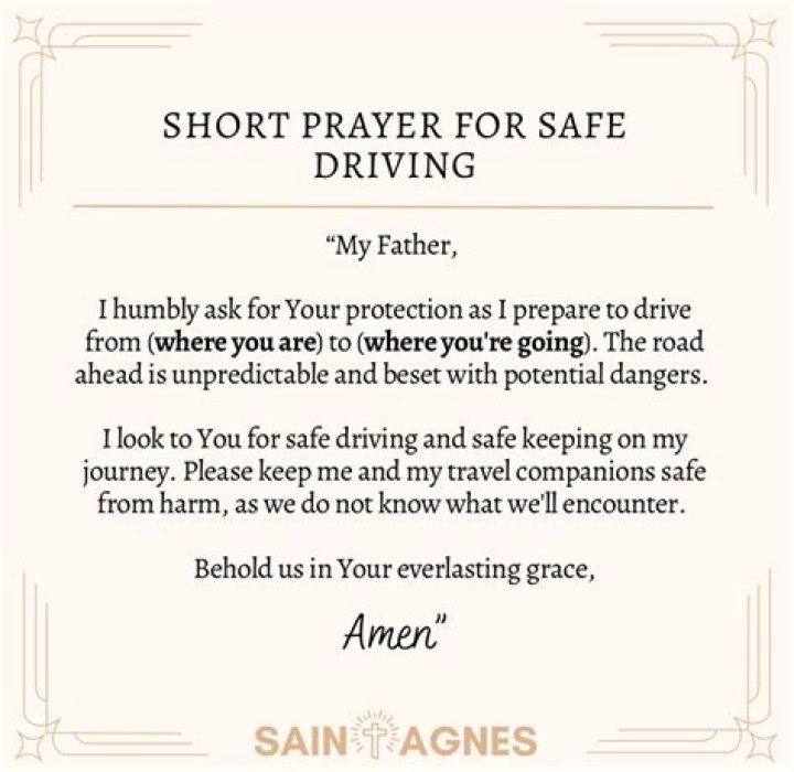 What are 4 things you should do before driving a car?