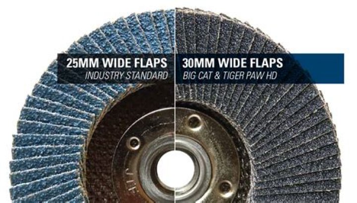 What are flap discs made of?