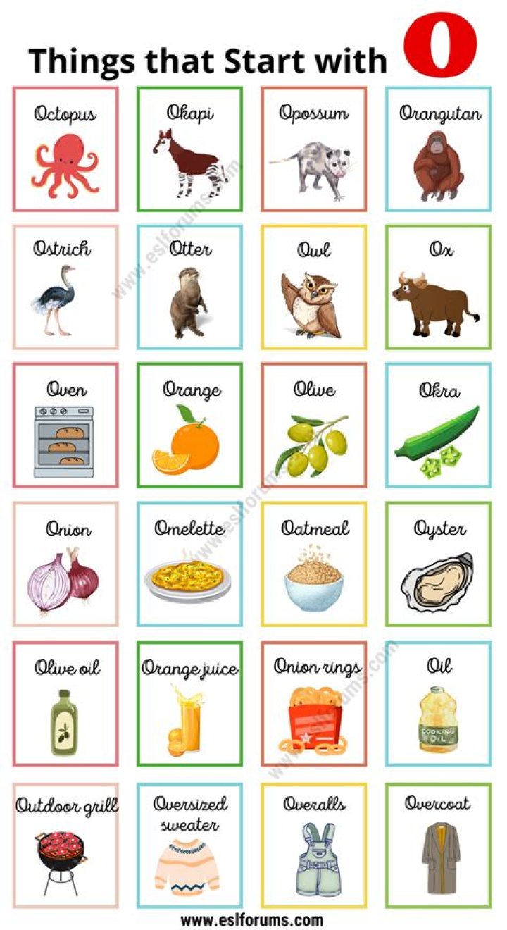 What are objects that start with A?