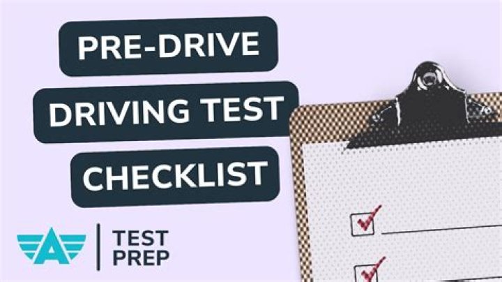 What are pre driving procedures?