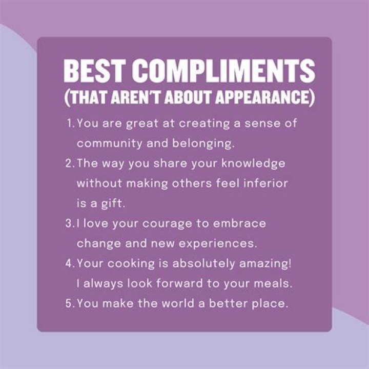 What are some compliments to say to a guy?