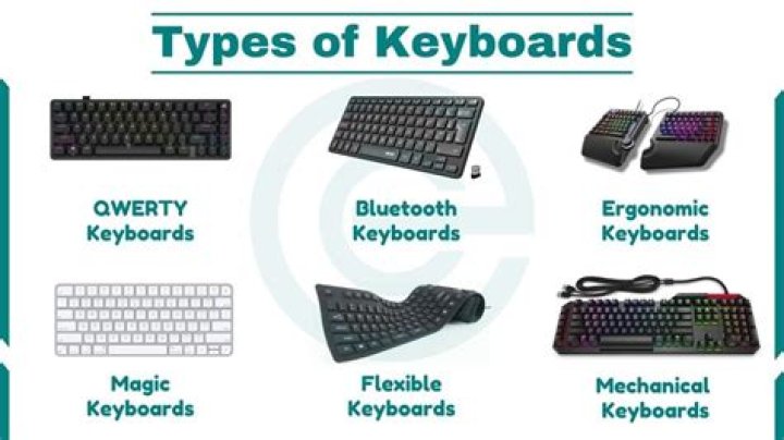 What are the 2 types of keyboards?
