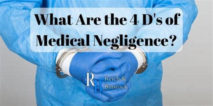 What are the 4 components of nursing negligence?