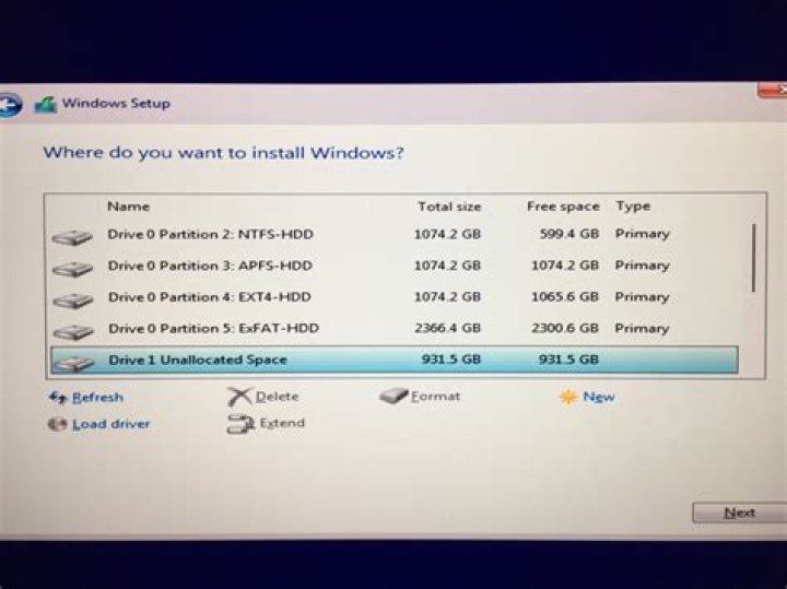 What are the different partitions in Android?