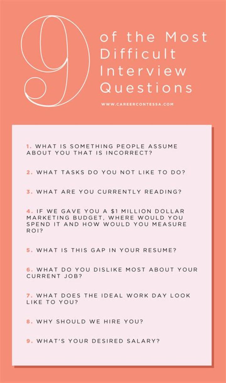 What are the most difficult interview questions asked?