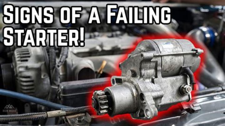 What are the signs your starter is going out?