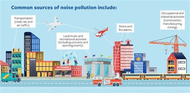 What are the two types of noise pollution?