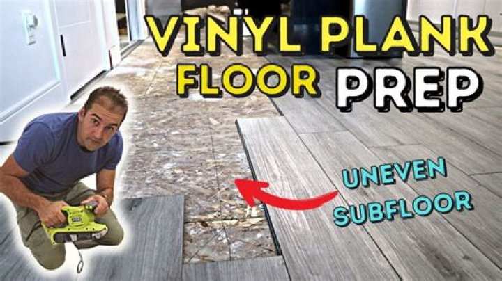 What can I use for subfloor under vinyl?