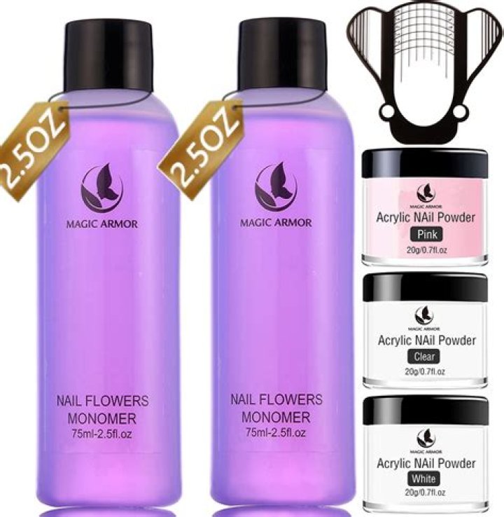 What can I use instead of acrylic liquid for acrylic nails?