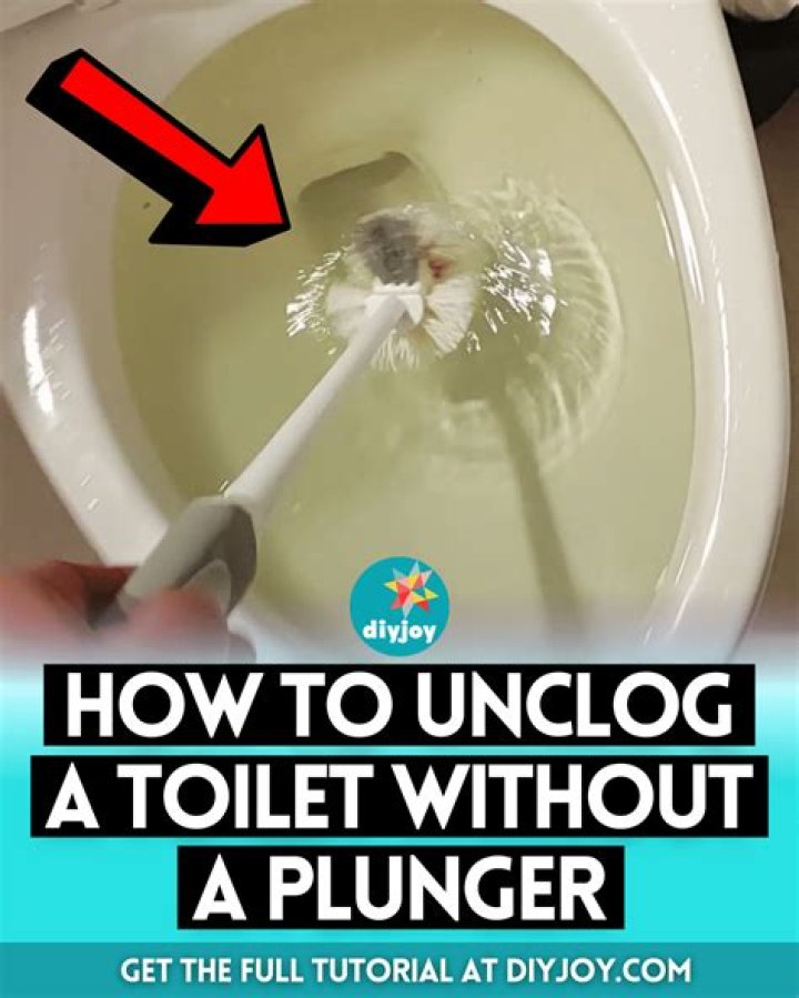 What can naturally unclog a toilet?
