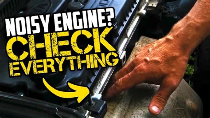 What causes a noisy engine?