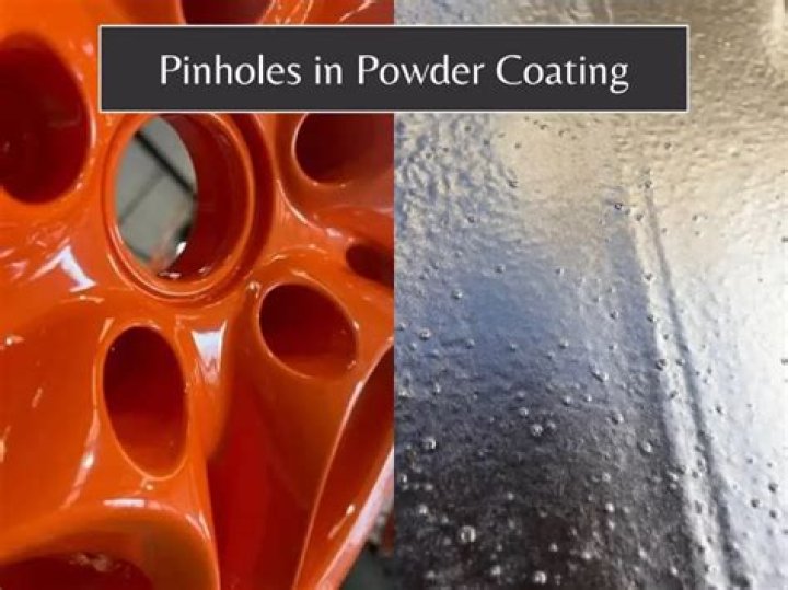 What causes pinholes in clear coat?