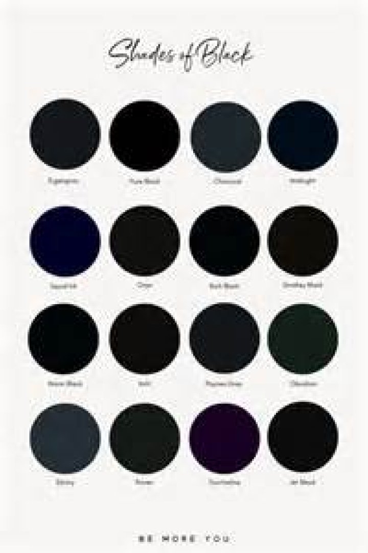 What color is close to black?