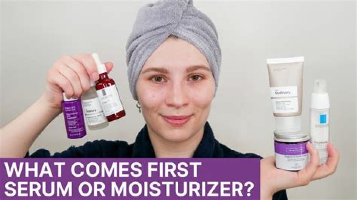 What comes first soothing gel or serum?