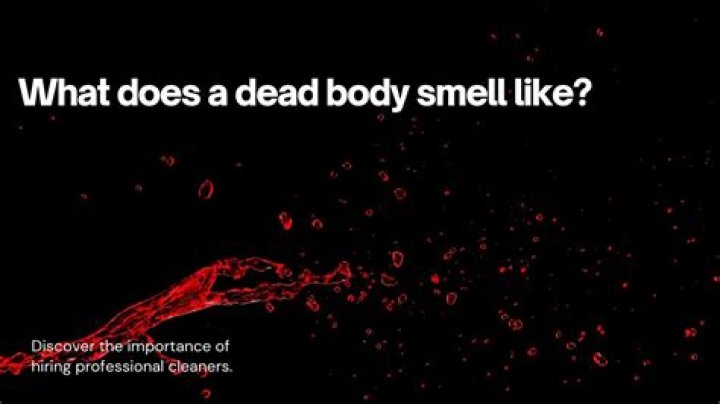 What cremated body smell like?