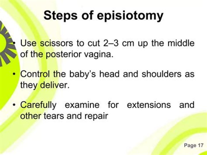 What degree tear is an episiotomy?