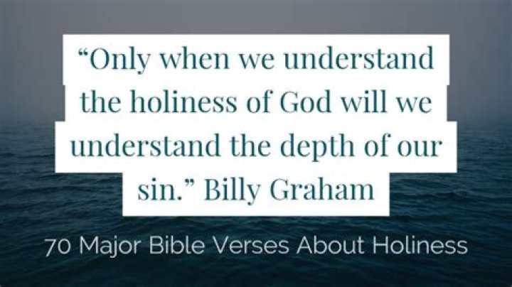 What did God mean when he said be holy as I am holy?