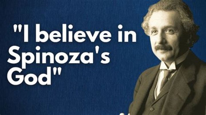 What did Spinoza say God would say?