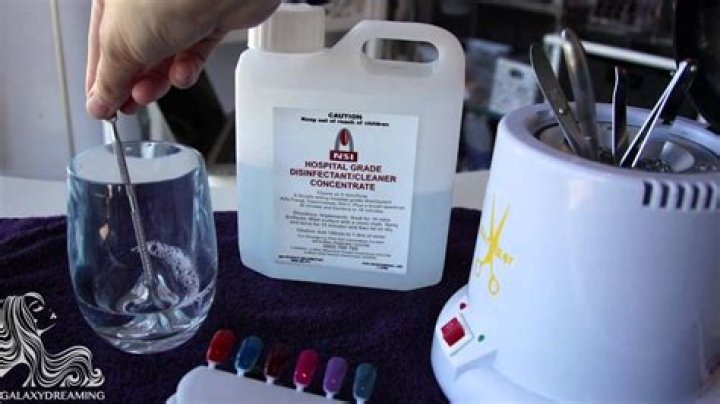What disinfectant do nail salons use?