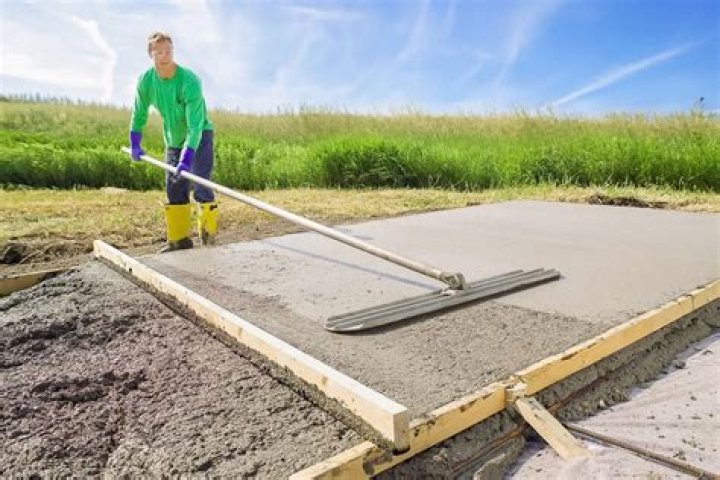 What do professionals clean concrete with?