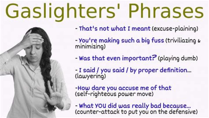 What do you say to a gaslighter?