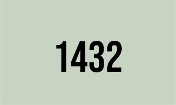 What does 1432 mean?
